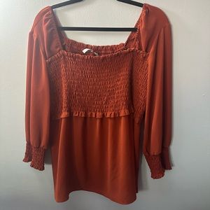 Cato fashions peplum top